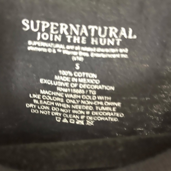 Black Supernatural T-Shirt - Picture 3 of 3